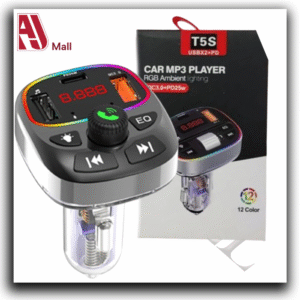 Car MP3 Player T7S – RGB Lighting & Dual USB