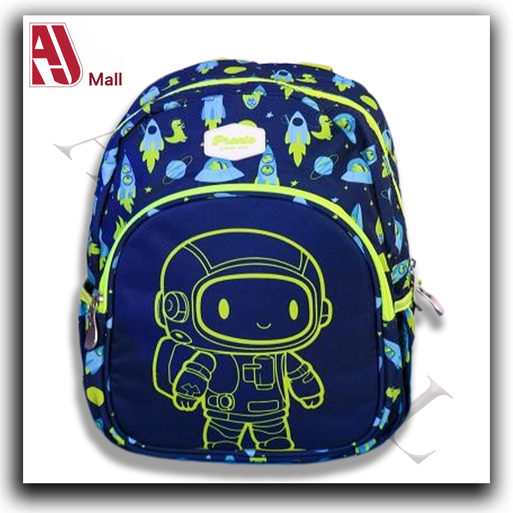Kids’ School Backpack – Astronaut & Rocket Design