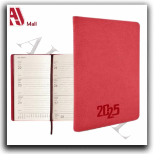 2025 Pocket Planner – Elegant Red Cover