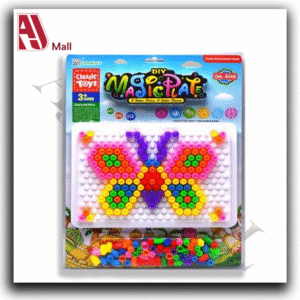 Creative Game – Magic Plate DIY (Board + Colorful Beads)