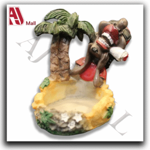 Rasta Man Palm Tree Ashtray – Island Relax Edition