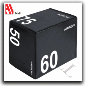 arrow 3 in 1 plyometric jump box – soft foam plyo box (50/60/75 cm)