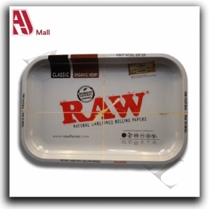 RAW Classic Rolling Tray – Grey Organic Hemp Edition