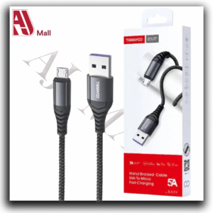 Tranyoo T-S15V Fast Data Cable – 5A Metal Braided (Micro USB)