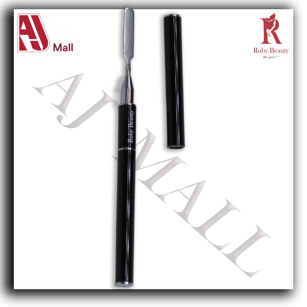 Ruby Beauty Gel Spatula Tool – Black Handle
