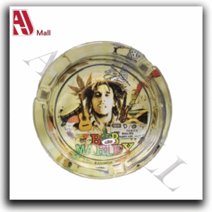Glass Ashtray – Bob Marley Tribute Edition
