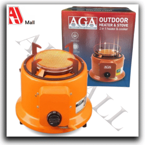 AGA Outdoor Heater & Stove – 2 in 1 Heater and Cooker – Portable Gas Heater