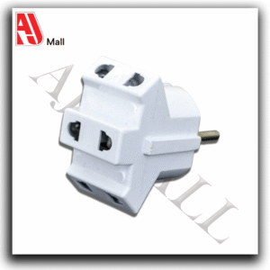 universal power extension strip – 4 sockets – 250v – 3m cable – with power switch – white