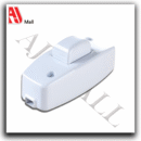 universal power extension strip – 4 sockets – 250v – 3m cable – with power switch – white