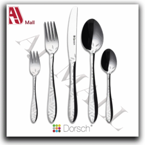 Dorsch Premium 72-Piece Stainless Steel Cutlery Set – Petal Collection
