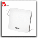 (vf s6) vento glass wall exhaust fan – 6 inch (150 mm) white
