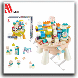 kids creative building blocks activity table set