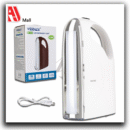 rechargeable led emergency light with carry handle – portable power outage lamp