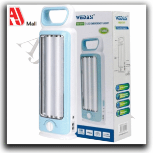 weidasi wd 867t rechargeable led emergency light – triple tube portable lamp