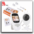 digital baby monitor with camera & lcd screen – night vision & two way audio