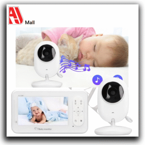 digital video baby monitor – 4.3'' lcd screen, night vision & lullabies