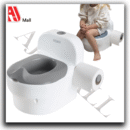 baby potty training toilet with removable bowl & paper holder