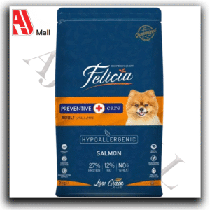 felicia hypoallergenic adult dog food – salmon formula (3 kg / preventive care for small & mini breeds)