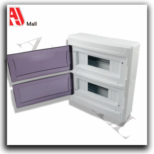 double layer distribution box – 06 09 12 16 24 36 port (with transparent doors)