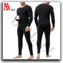 men’s thermal long sleeve top & leggings set – winter warm base layer