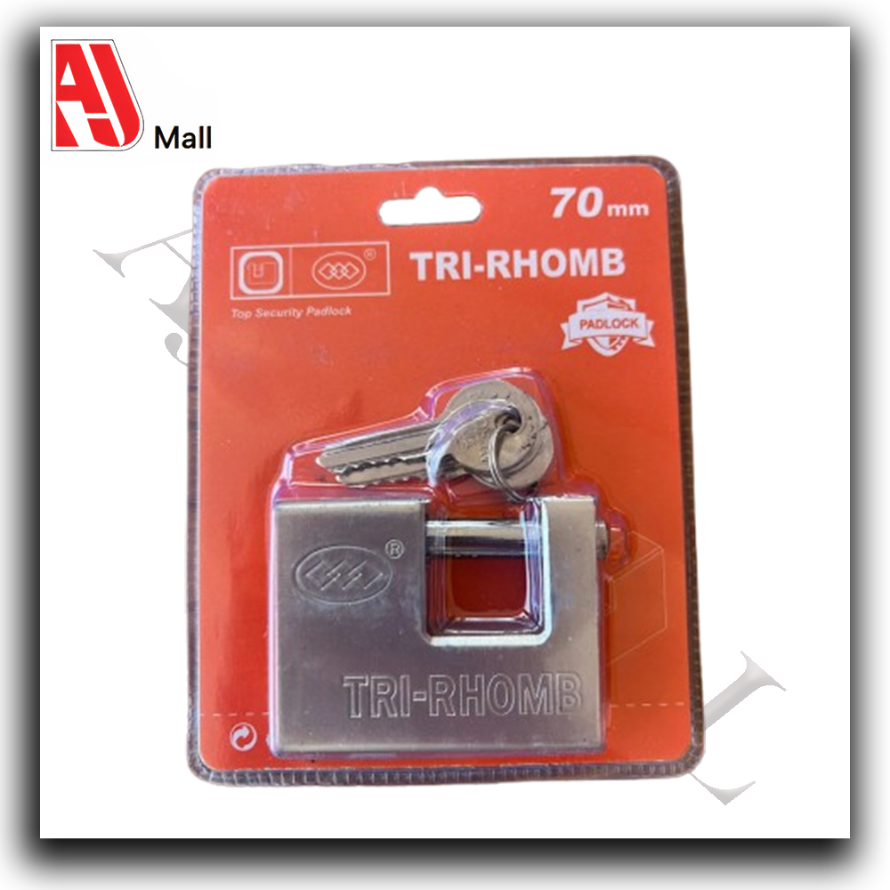 tri rhomb anti cut padlock