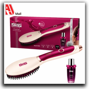 dsp electric hair straightening brush 10028