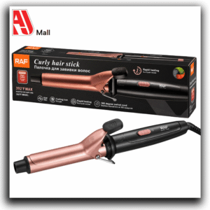raf electric hair curling iron