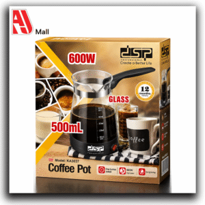 dsp glass electric coffee pot ka3037