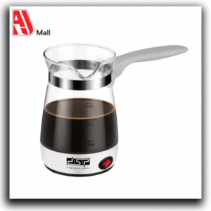 dsp glass electric coffee pot ka3037 – white